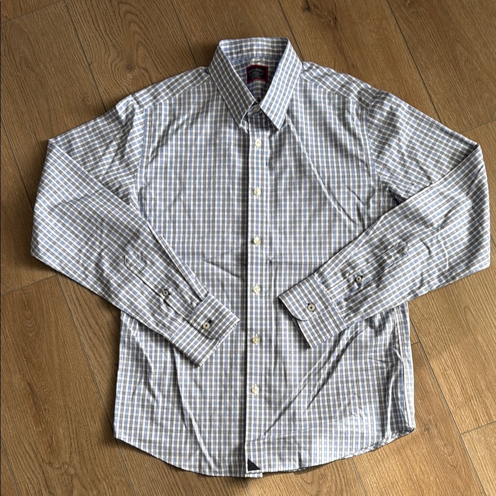 Men's Blue Checkered Shirt